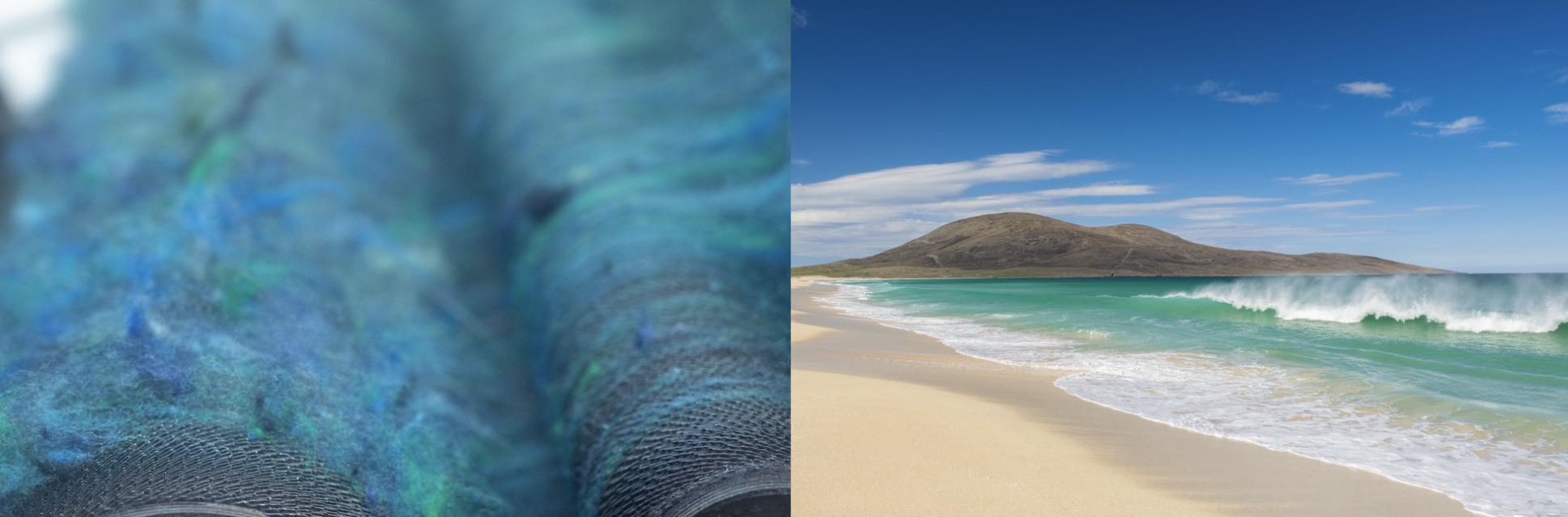 Harris tweed beach warm days
