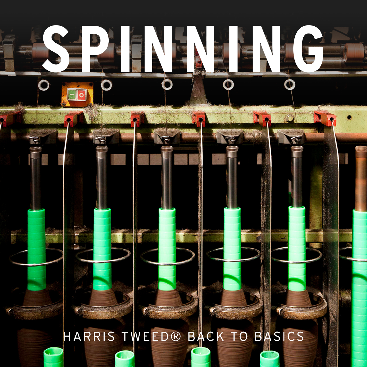 Harris tweed mill series spinning