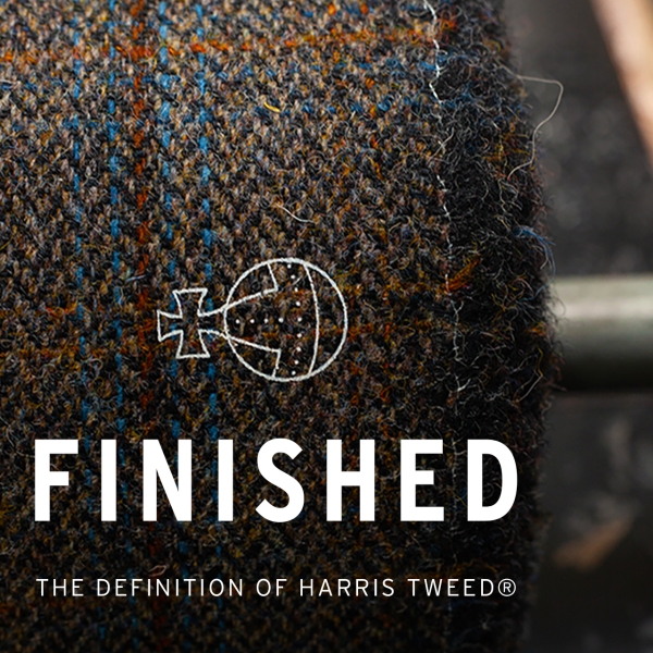 finished harris tweed photograph by alison johnston