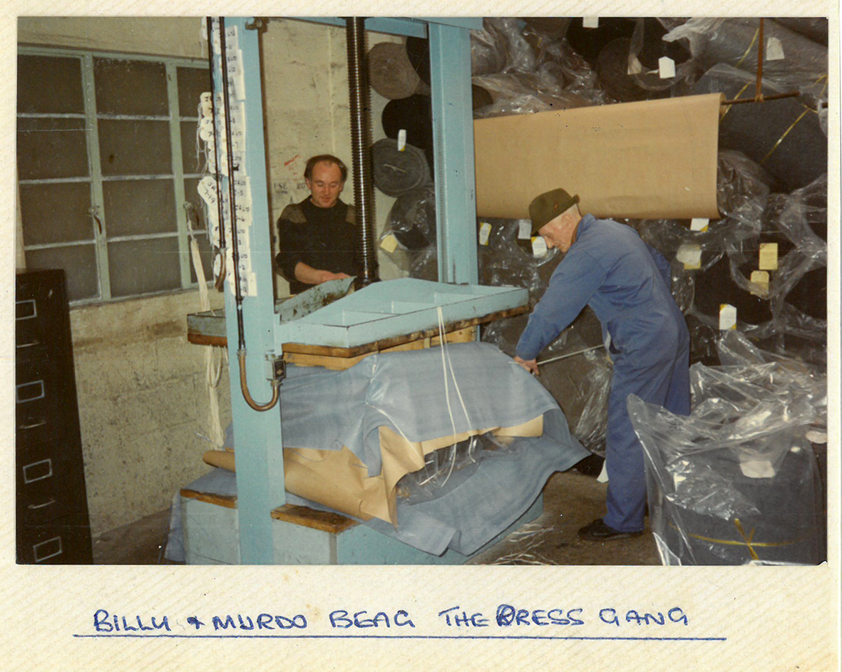 Harris tweed mill archives press gang