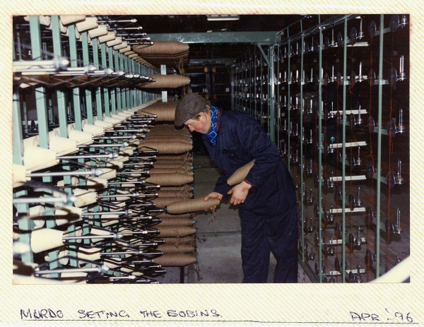 Harris Tweed archive bobbins