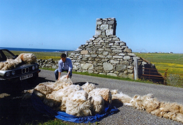 Harris Tweed archive wool landscape