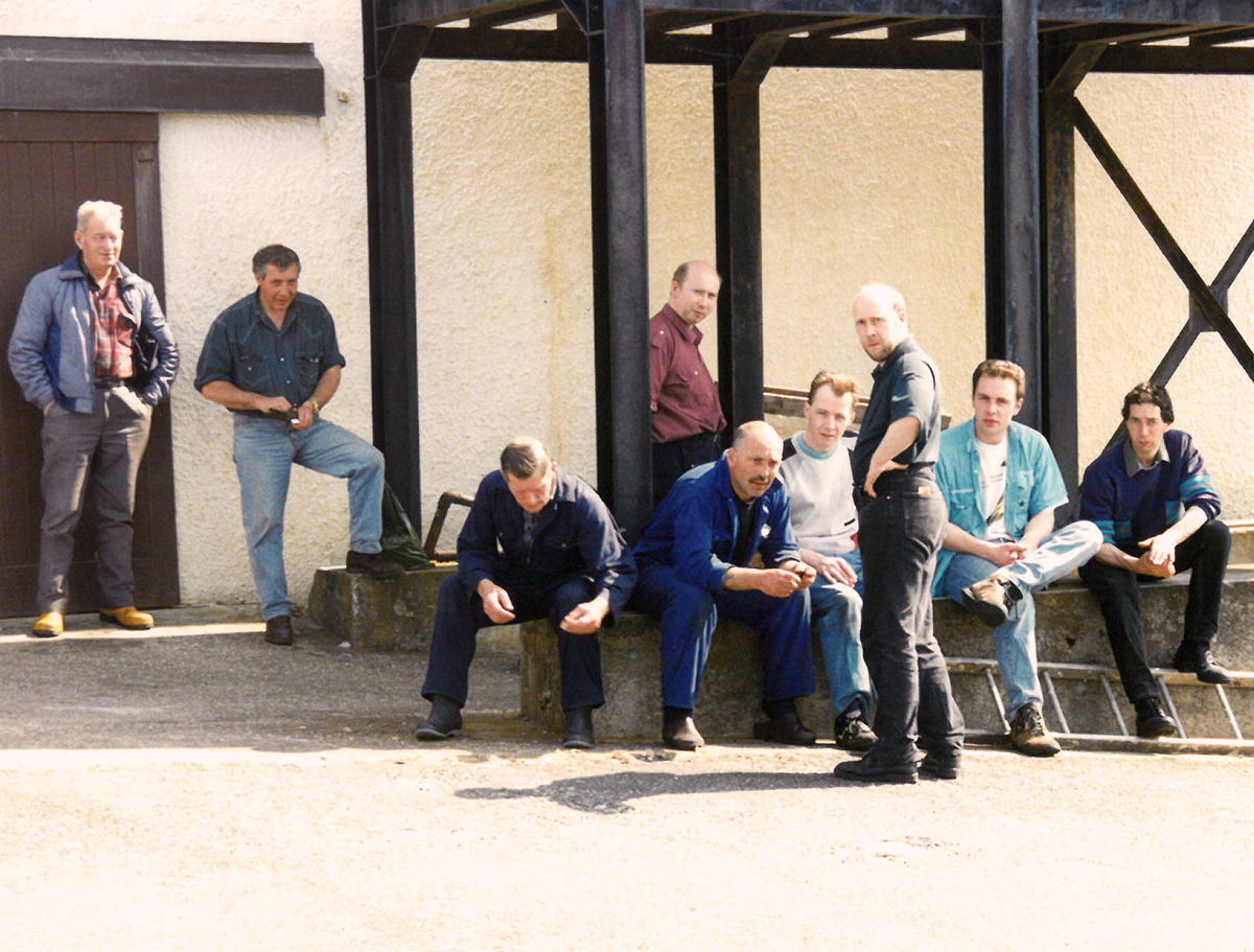 Harris tweed mill workers break