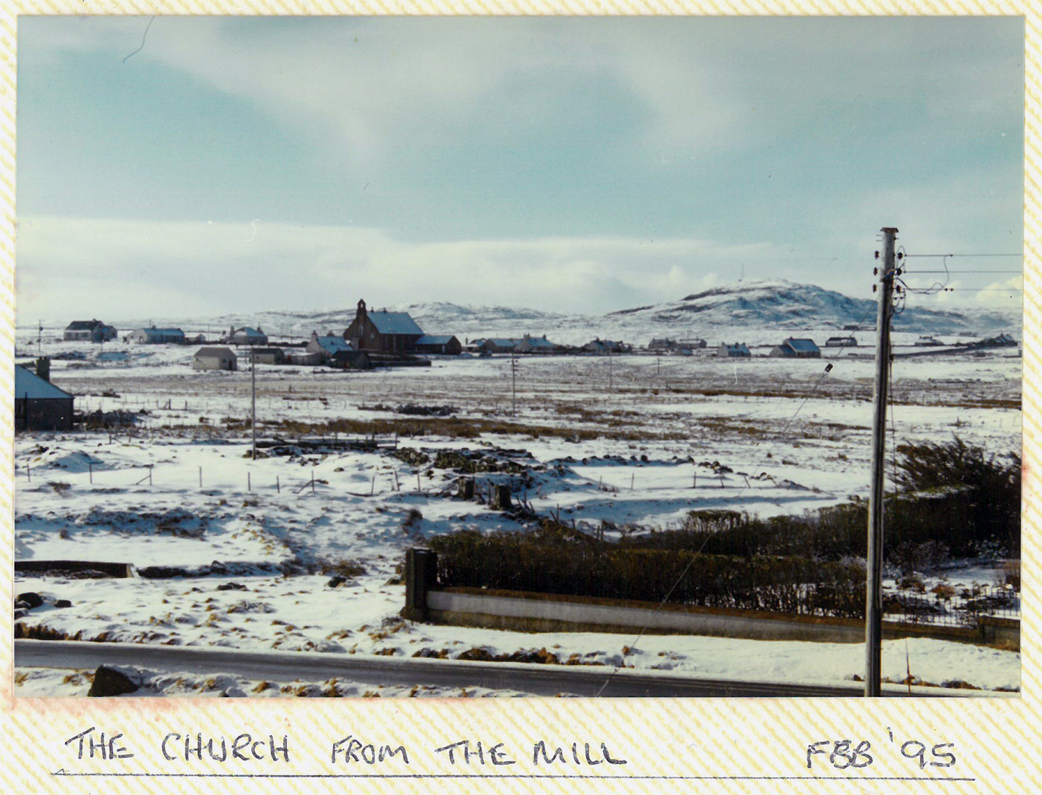 Harris Tweed archives snow church