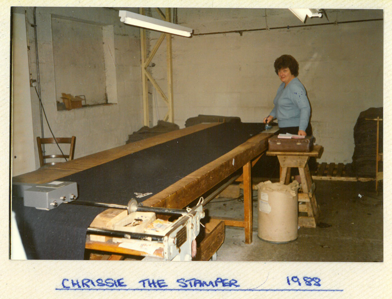 Harris tweed mill stamping