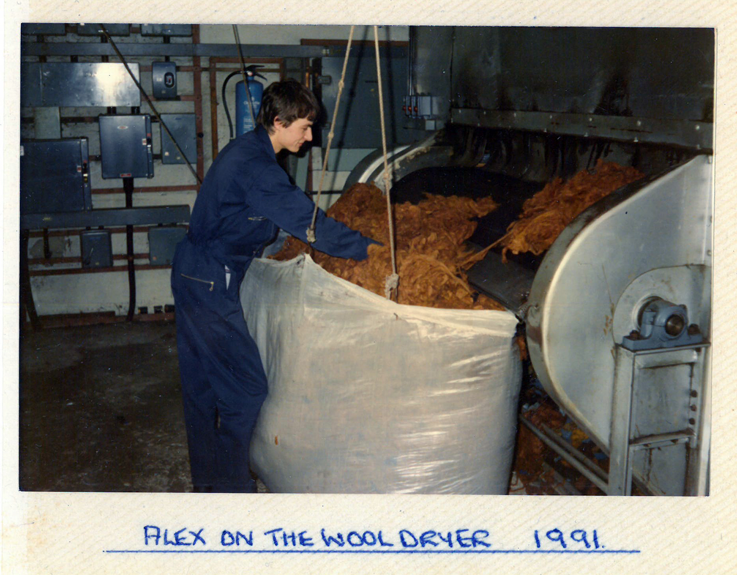 Harris tweed mill wool dryer