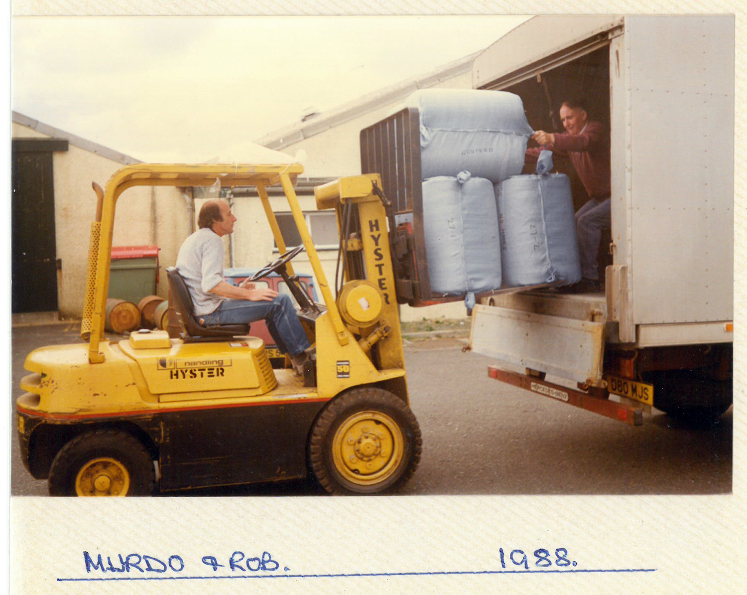 Harris Tweed Throwback Thursday Murdo & Rob, 1988
