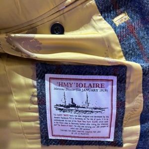 Harris Tweed iolaire jacket inside