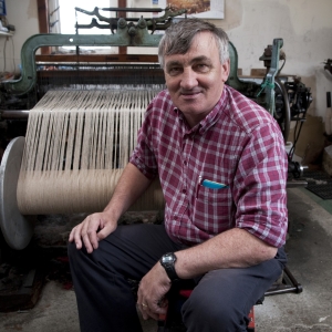 Donald John Mackay, Harris Tweed Weaver, Photograph taken by Carol Ann Peacock (