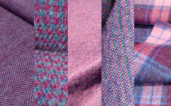 Harris Tweed Authority Purple Patterns