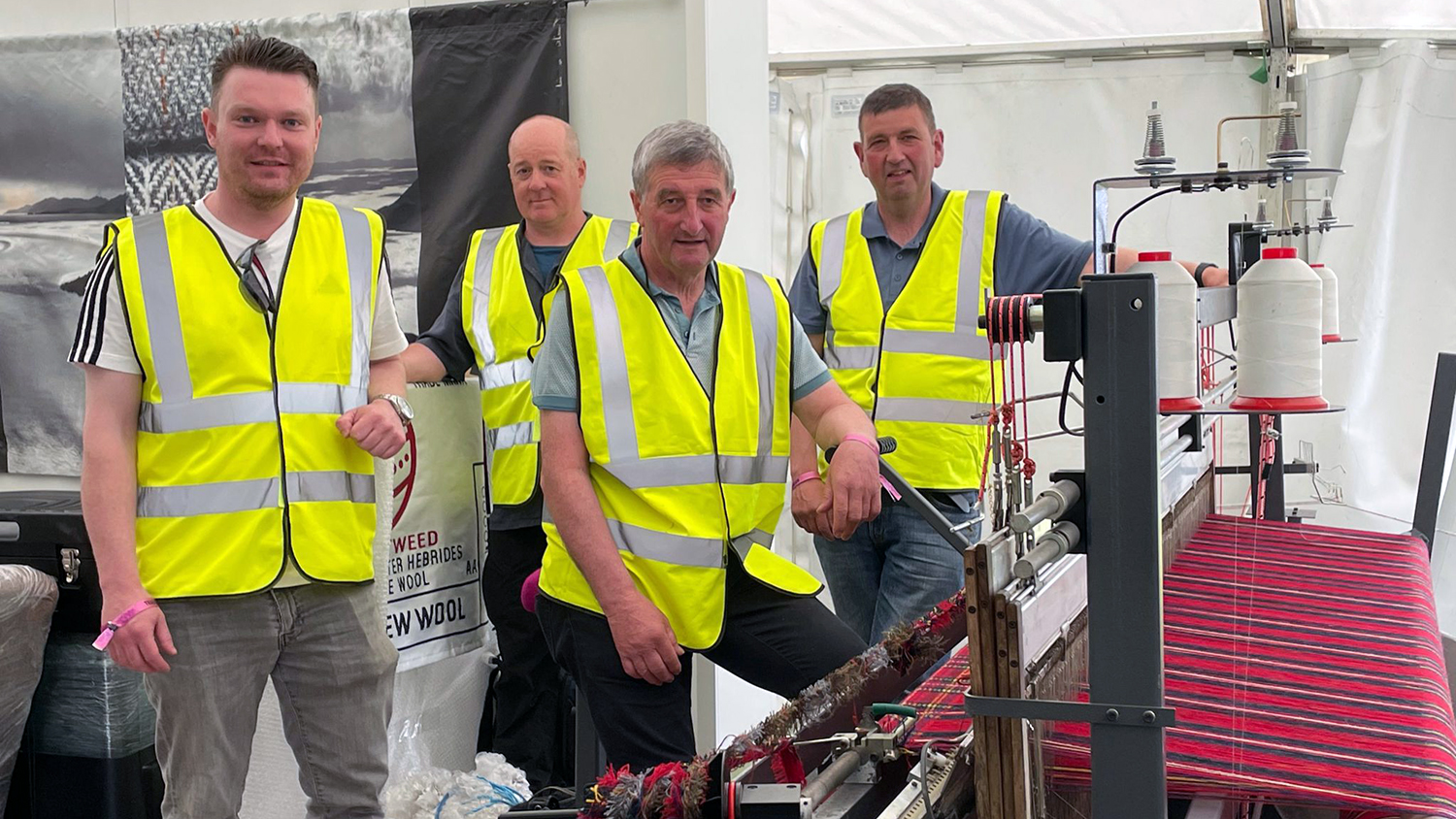 Harris tweed royal highland show weavers loom