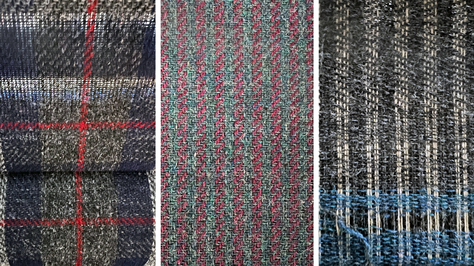 Harris tweed looms patterns story room