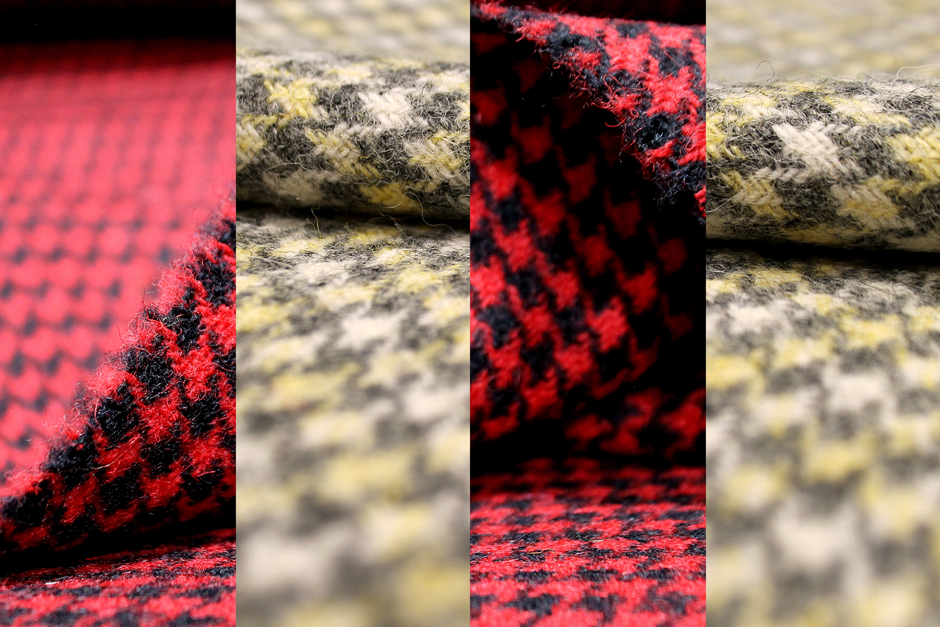 Harris Tweed this or that red black yellow grey