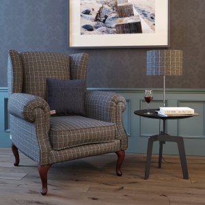 Blackhouse Arthur Chair Harris Tweed®