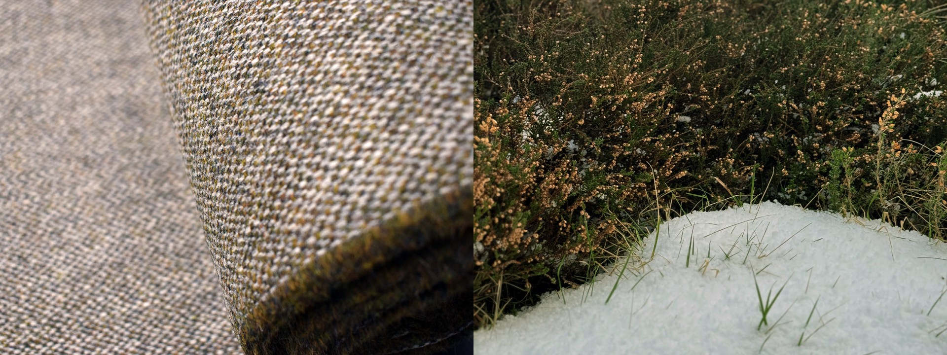 Harris tweed colour winter heather