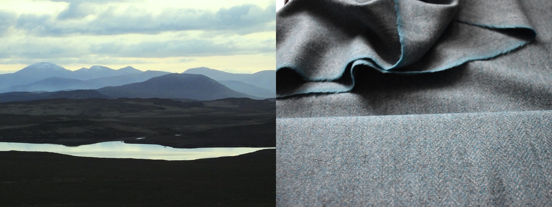 Harris tweed hills layers hebrides