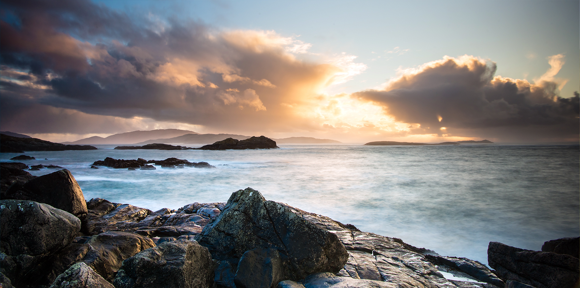 Harris tweed uig sunset lewis mackenzie