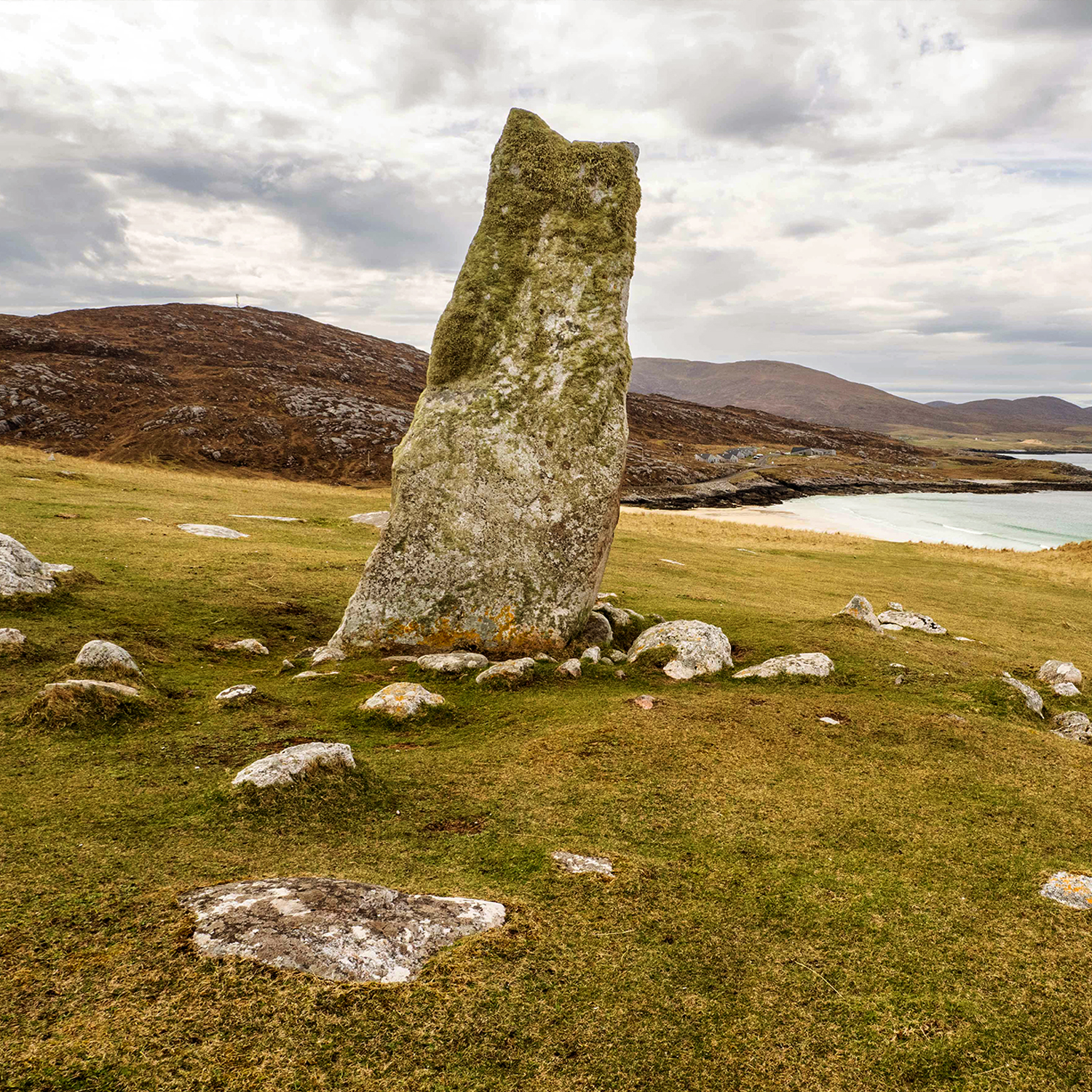 Harris Tweed standing stone