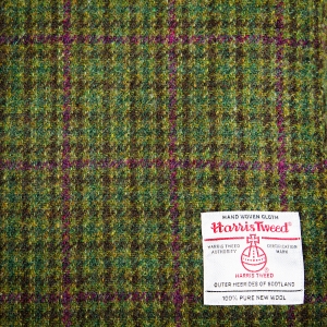 Harris Tweed carloway mill cloth horses