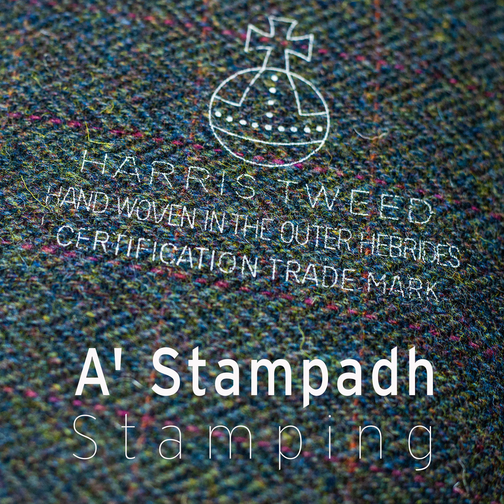 harris tweed authority gaelic word of the week check blue fabric