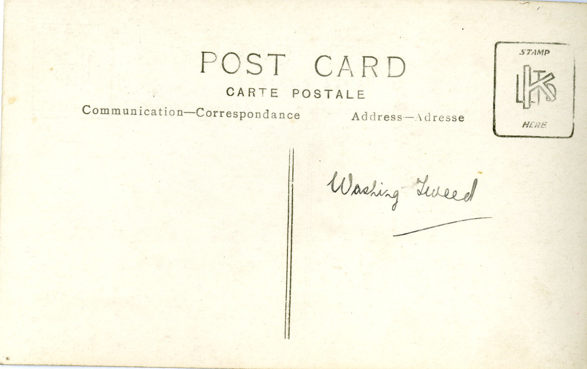 archive postcard harris tweed authority