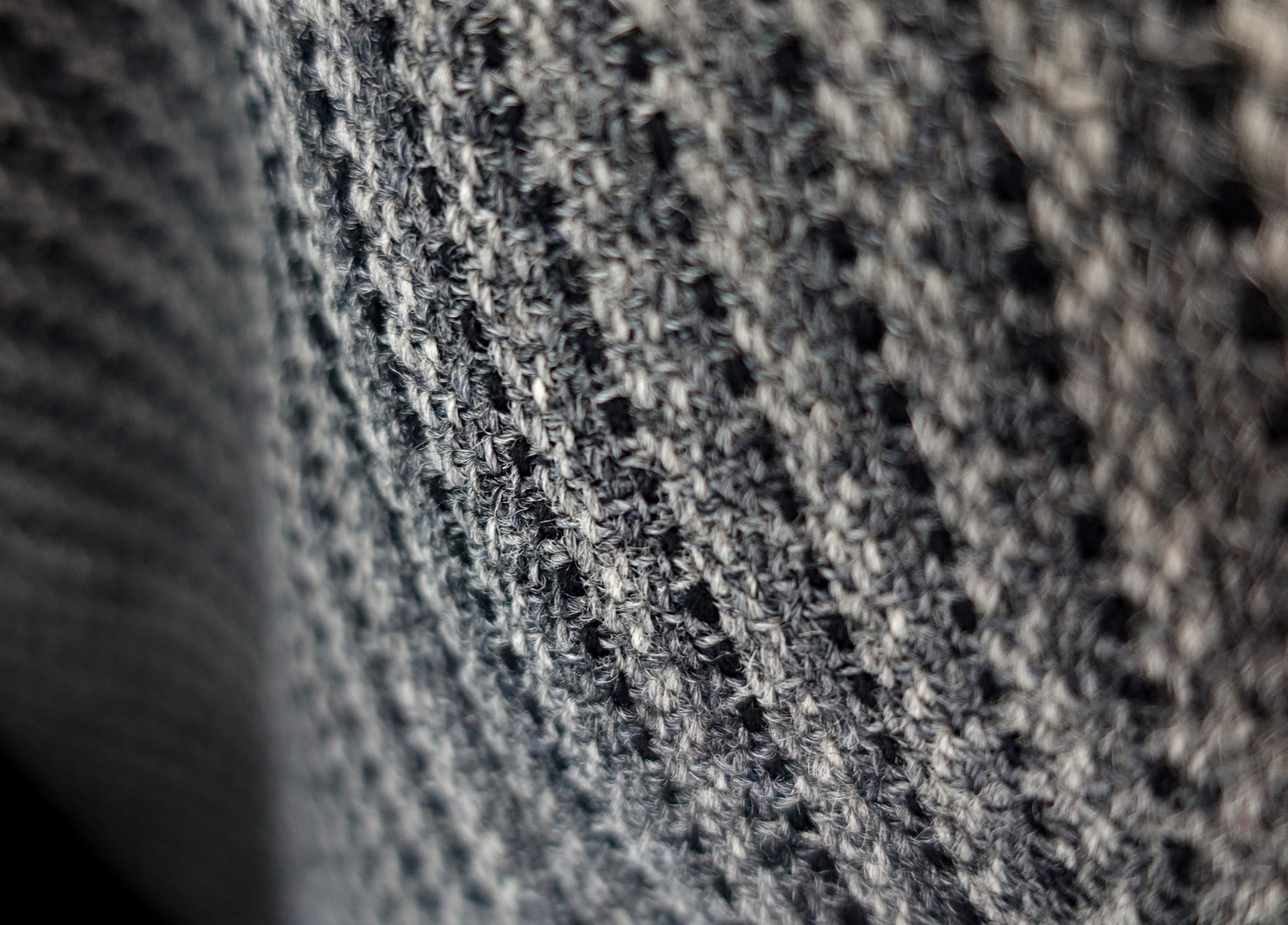 grey detail of harris tweed® fabric