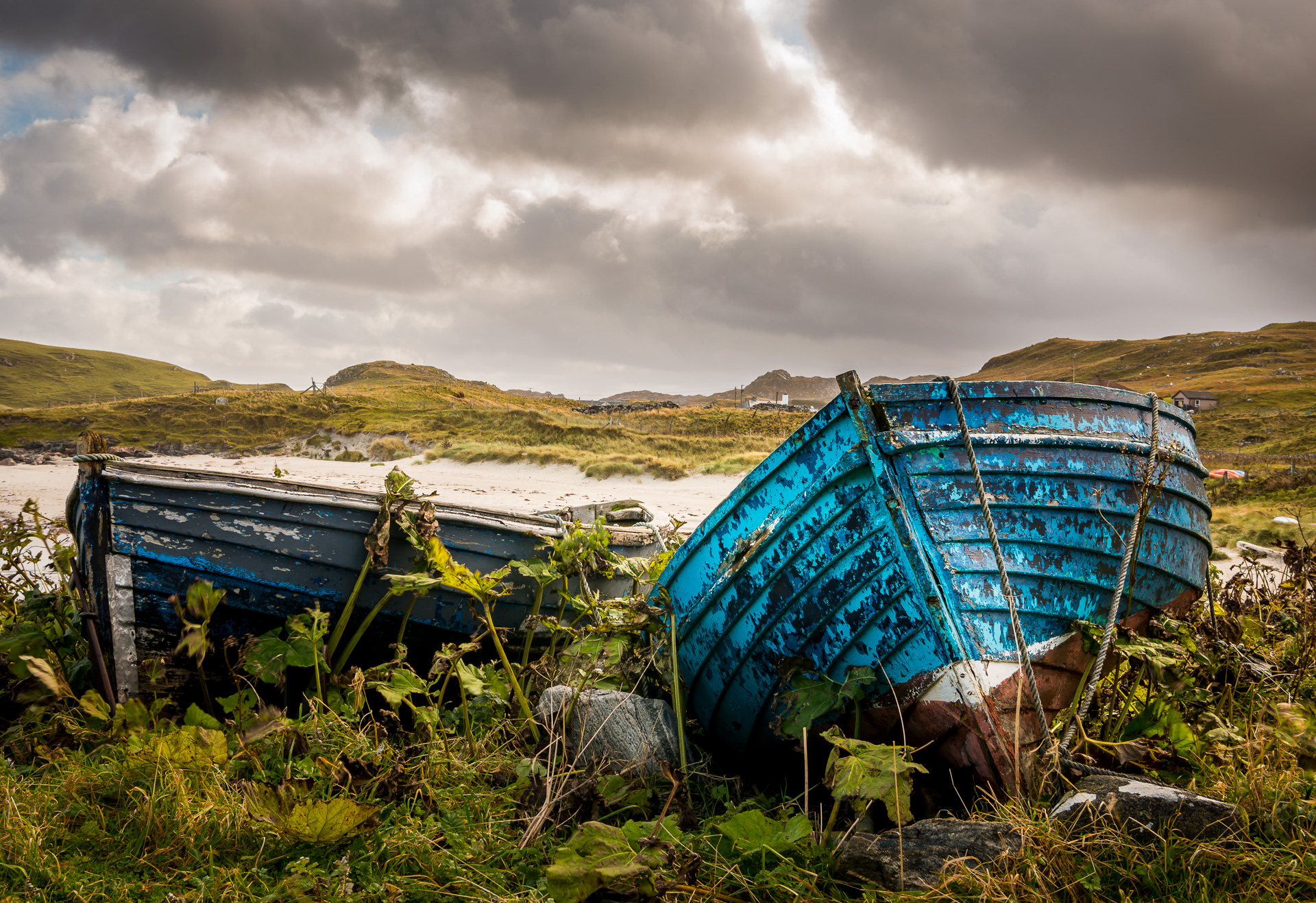 Cheery Blues The Harris Tweed Authority