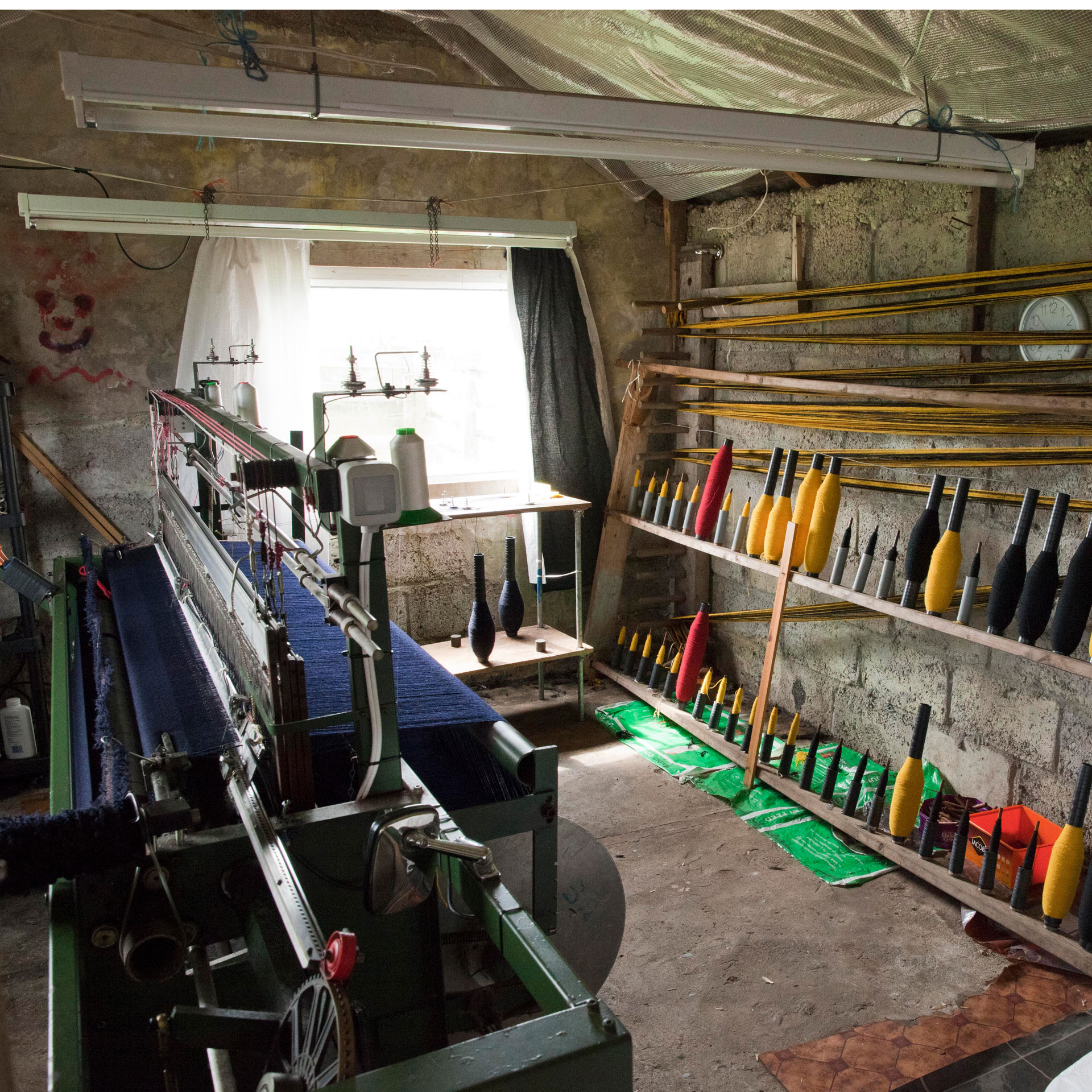 weaving shed interior